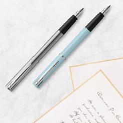 Ручка перьевая Waterman ALLURE Chrome CT FP F Фото 6