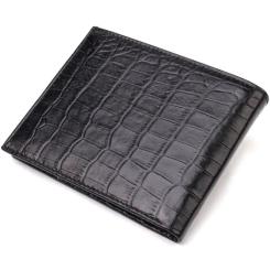 Портмоне Canpellini Из натуральной кожи Черное Фото 1