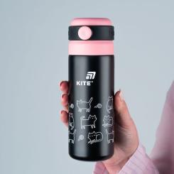 Термос Kite 500 мл, чорний Фото 5