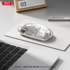 Мышка XO M12 Wireless Transparent/White Фото 3