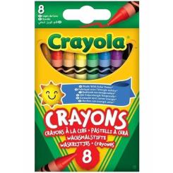 Карандаши цветные Crayola воскові, 8 шт Фото