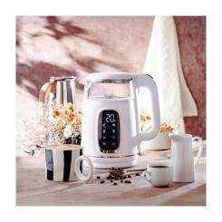 Электрочайник Adler AD 1305 white gold Фото 8