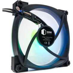 Кулер для корпуса Qube M55-1 Black Фото 2