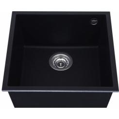 Мойка кухонная Elleci Q 102 under top nero 40 Фото 1