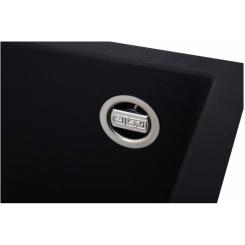 Мойка кухонная Elleci Q 102 under top nero 40 Фото 4