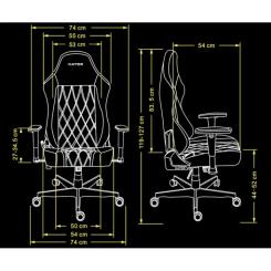 Кресло игровое Hator Darkside 3L PU Black Фото 11