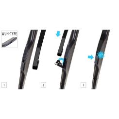 Щетка стеклоочистителя OXIMO гібридна 425 мм / 17 Фото 3