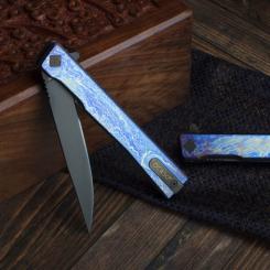 Нож Ocaso Solstice, Anodized titanium, Black Фото 6