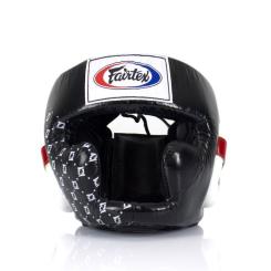 Боксерский шлем Fairtex HG10 Black L Фото 1