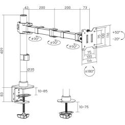 Кронштейн OfficePro MA111B Фото 6