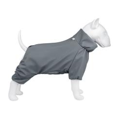 Дождевик для животных WAUDOG Clothes водонепроницаемый XS25 серый Фото 2
