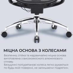 Офисное кресло Sihoo DORO C300 Pro Mesh Black Фото 10