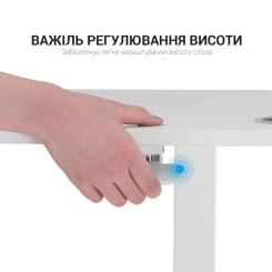 Приставной стол OfficePro з регулюванням ODM380W Фото 3