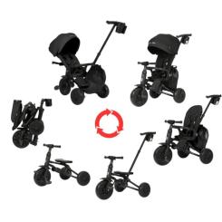 Детский велосипед QPlay Nova складаний триколісний Max Black Фото 6