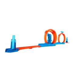 Автотрек Hot Wheels Track creator Потрійна петля Фото 1