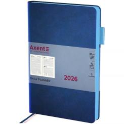 Еженедельник Axent датований 2026 Partner Soft Muse, 145х210, синій Фото