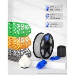 Пластик для 3D-принтера ELEGOO PETG 1кг, 1.75мм, black Фото 1