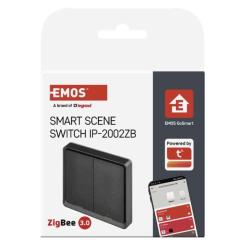 Умный выключатель EMOS H5015 2 buttons ZigBee 3.0 Black Фото 6