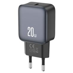 Зарядное устройство XO USB-C PD20W black Фото 1