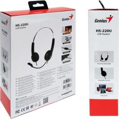Наушники Genius HS-220U Black Фото 5