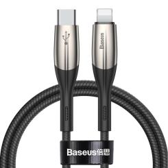 Дата кабель Baseus USB-C to Lightning 1.0m 18W black Фото