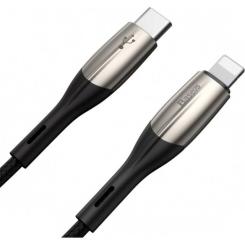 Дата кабель Baseus USB-C to Lightning 1.0m 18W black Фото 1