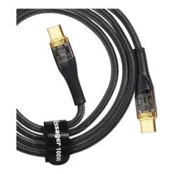 Дата кабель Essager USB-C to USB-C 2.0m 100W black Фото 1