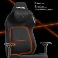 Кресло игровое GamePro GC925B Fabric Black Фото 9