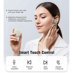 Наушники Choetech TWS Oval Beige Фото 3