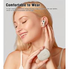 Наушники Choetech TWS Oval Beige Фото 4