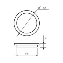 Светильник Eurolamp Downlight 6W 4000K Фото 2