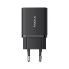 Зарядное устройство Baseus 1xUSB-C 30W + 1xUSB black Фото 1