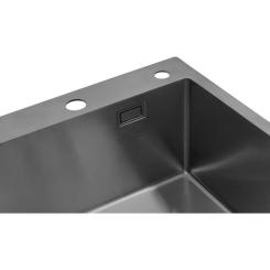 Мойка кухонная Kroner Geburstet-7849RHM Фото 4