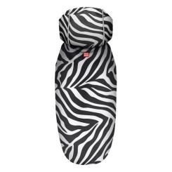 Дождевик для животных WAUDOG Clothes з капюшоном "Зебра" M Фото