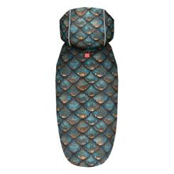 Дождевик для животных WAUDOG Clothes з капюшоном "Луска" XXS Фото