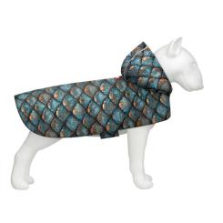 Дождевик для животных WAUDOG Clothes з капюшоном "Луска" XXS Фото 1