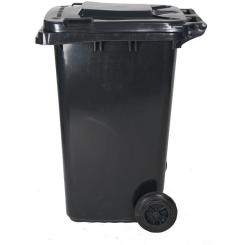 Контейнер для мусора Домівка 120L-B Темно-серый 120 л Фото 1