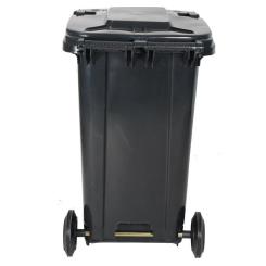 Контейнер для мусора Домівка 120L-B Темно-серый 120 л Фото 2