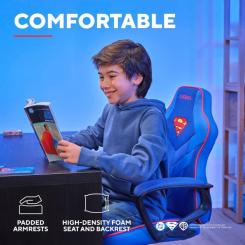 Кресло игровое Trust GXT 703SM Revvo Blue Фото 4