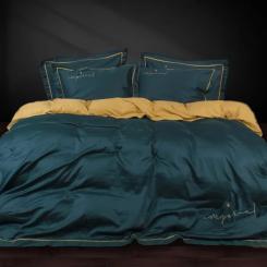 Постельное белье MirSon Сатин Imperial Satin Messina 175х210 двоспальний Фото