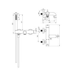 Душевой гарнитур Deante Silia Фото 1