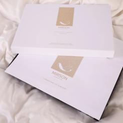 Постельное белье MirSon 03 Creamy 2 x 160 x 220 семейный Евро Фото 9