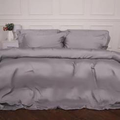 Постельное белье MirSon Tencel №06 Gray 2x143x210 Семейный Фото