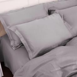 Постельное белье MirSon Tencel №06 Gray 2x143x210 Семейный Фото 4