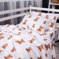 Постельное белье MirSon 017 Teddy Фланель 175х210 двуспальный Фото 2