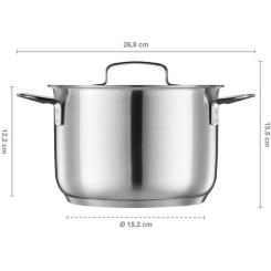 Кастрюля Fiskars All Steel матова 3 л Фото 4