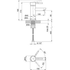 Смеситель Kroner Klassisch-SCH010 Фото 6