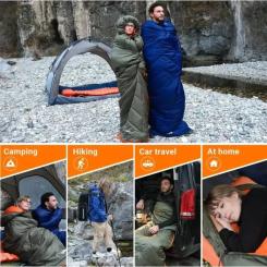 Спальный мешок KingCamp Huron 250 Navy Фото 9