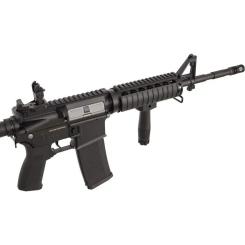 Винтовка страйкбольная Evolution Recon SOPMOD 14.5" Carbontech AEG Black Фото 4