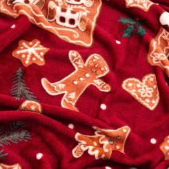 Плед Ardesto Christmas Flannel 160х200см, 100% поліестер, імбир Фото 3